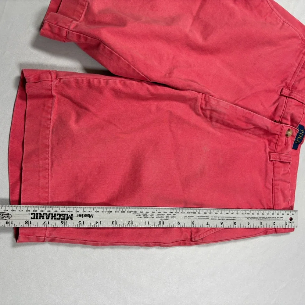Polo‎ Ralph Lauren Shorts Mens 29 Pink Chino Cotton Twill Flat Front Summer